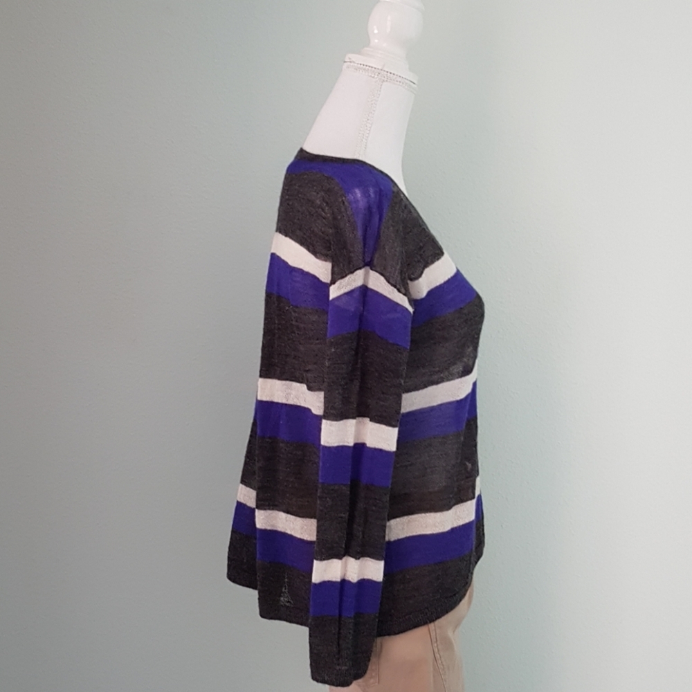 Joie Rosalie striped sheer sweater - Picture 4 of 8